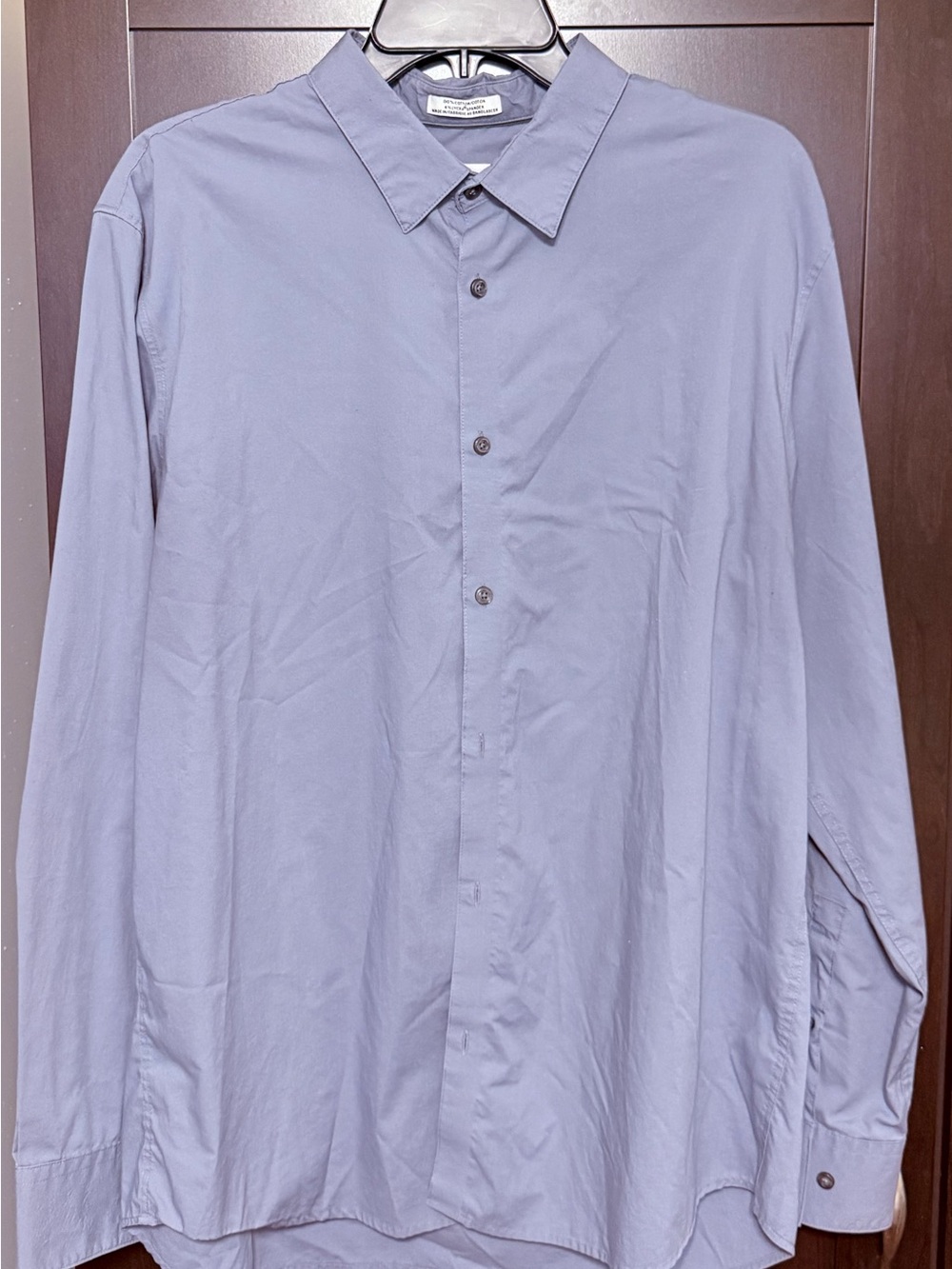 Calvin Klein Men's Pale Blue Dress Shirt
